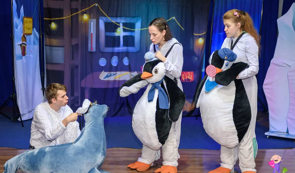 Приходите с ребенком осенью на спектакль Антарктида Snow&Show